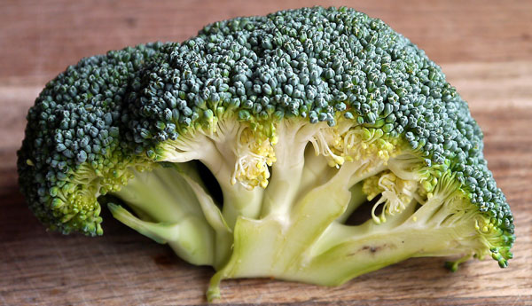 Broccoli on boards