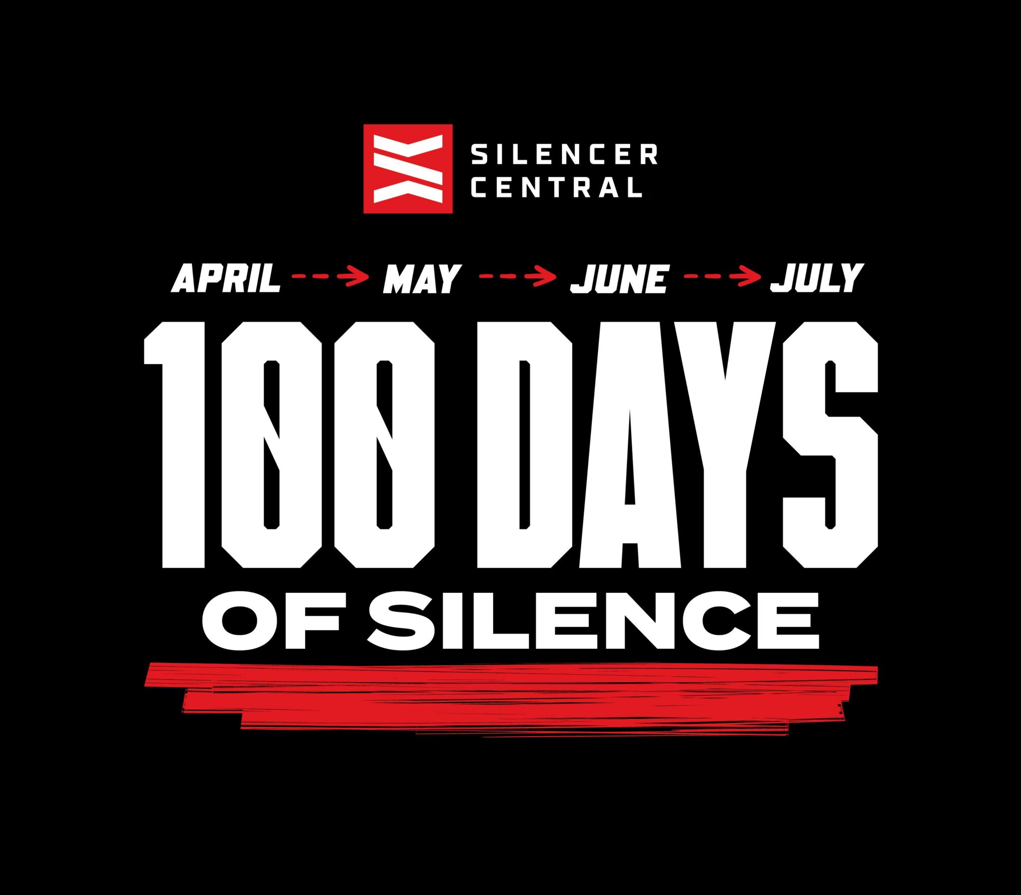 100dos_campaign_hero - Current Homesteading Silencer Central 100 Days of Silence campaign — Day 32 of Silence, May 18, 2026