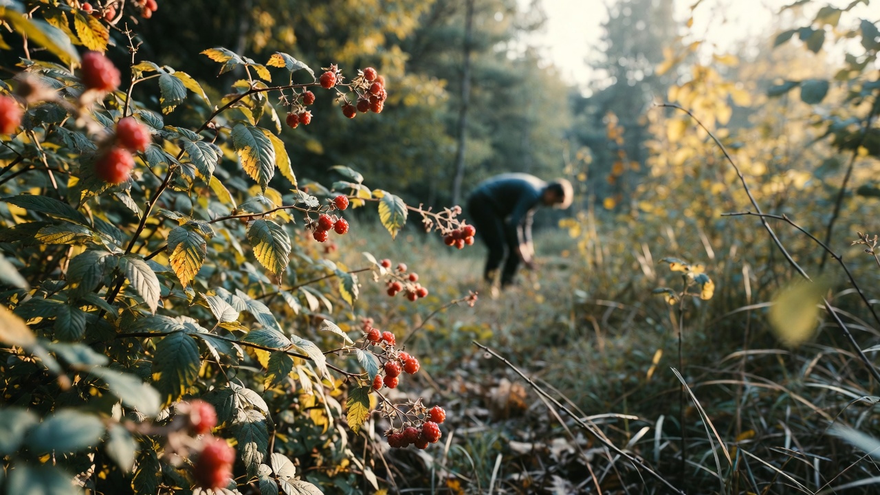 Foraging for berries in the forest - Current Homesteading Foraging for berries in the forest