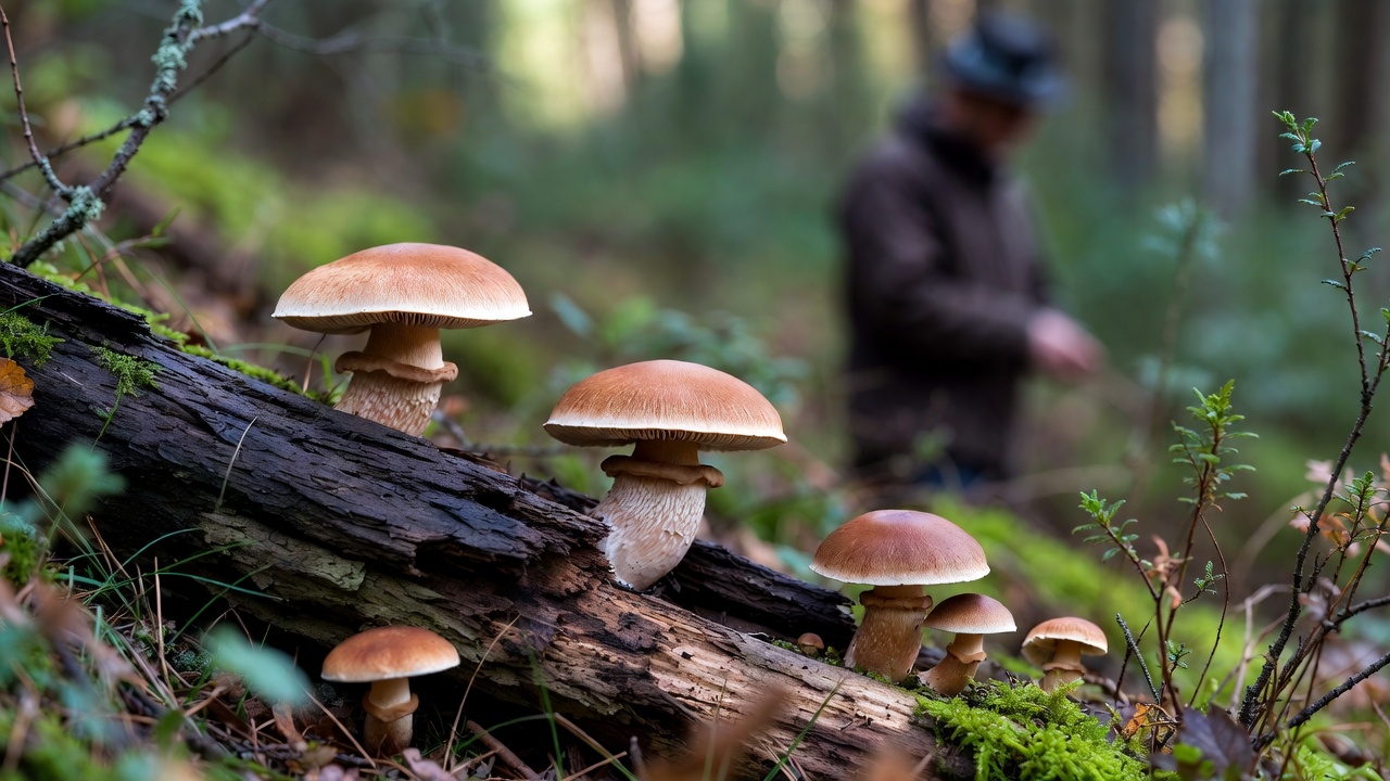 Foraging for mushrooms in the woods - Current Homesteading Foraging for mushrooms in the woods