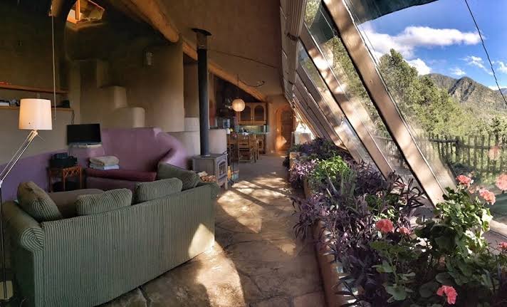 taos earth ship inside - Current Homesteading Taos earth ship inside