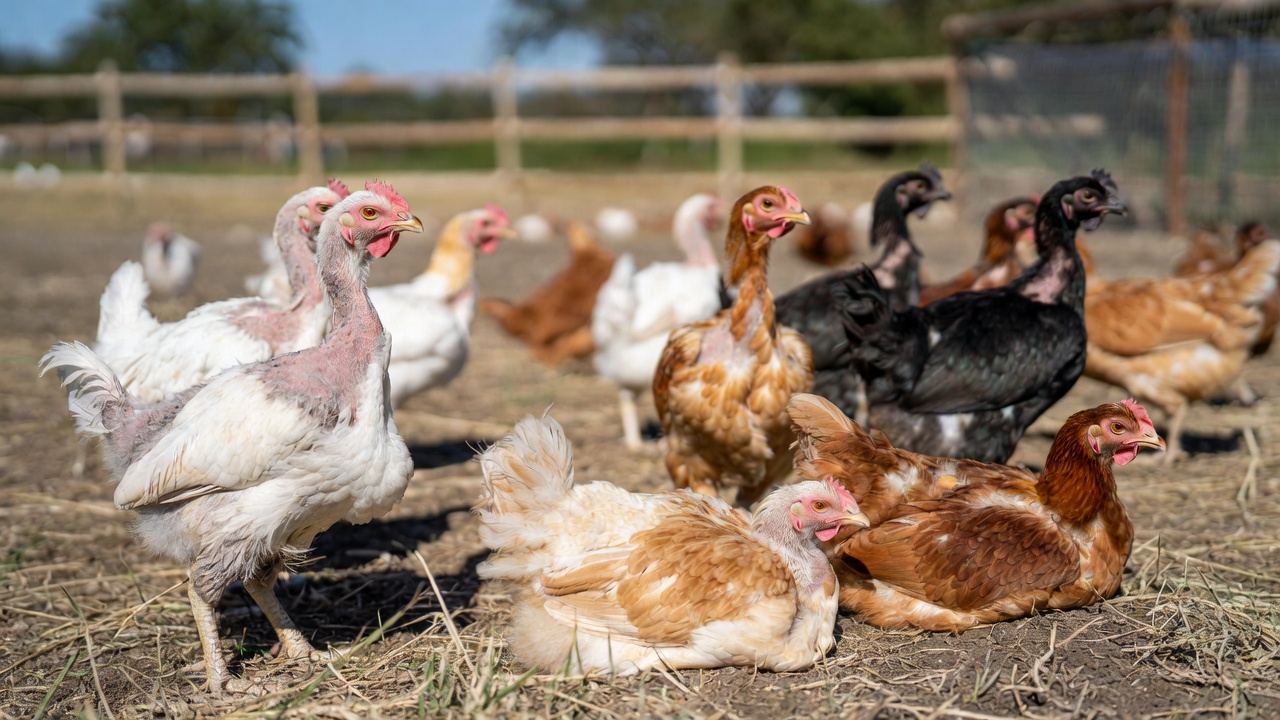Chicken molting in a flock - Current Homesteading Molting chickens in a backyard flock